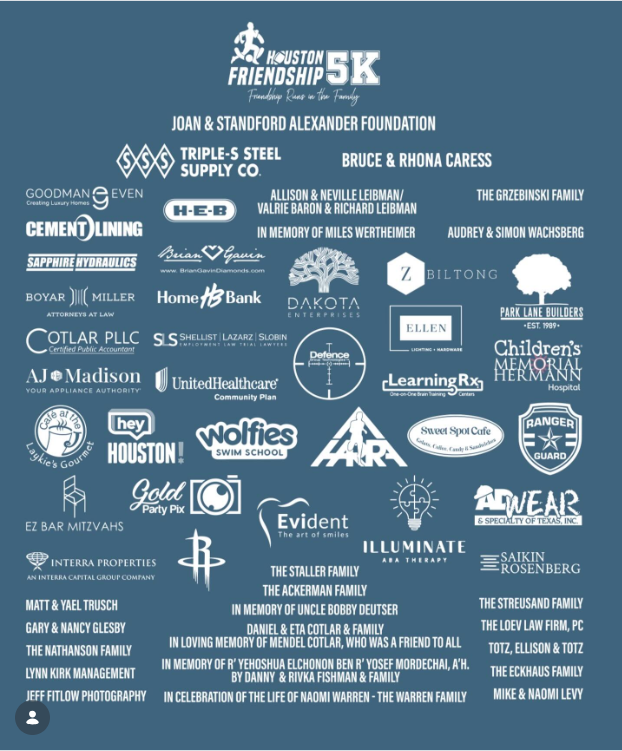 Saik Rose is a proud sponsor of the Friendship Circle 5 K